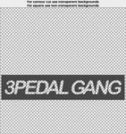 3PEDAL GANG Decal